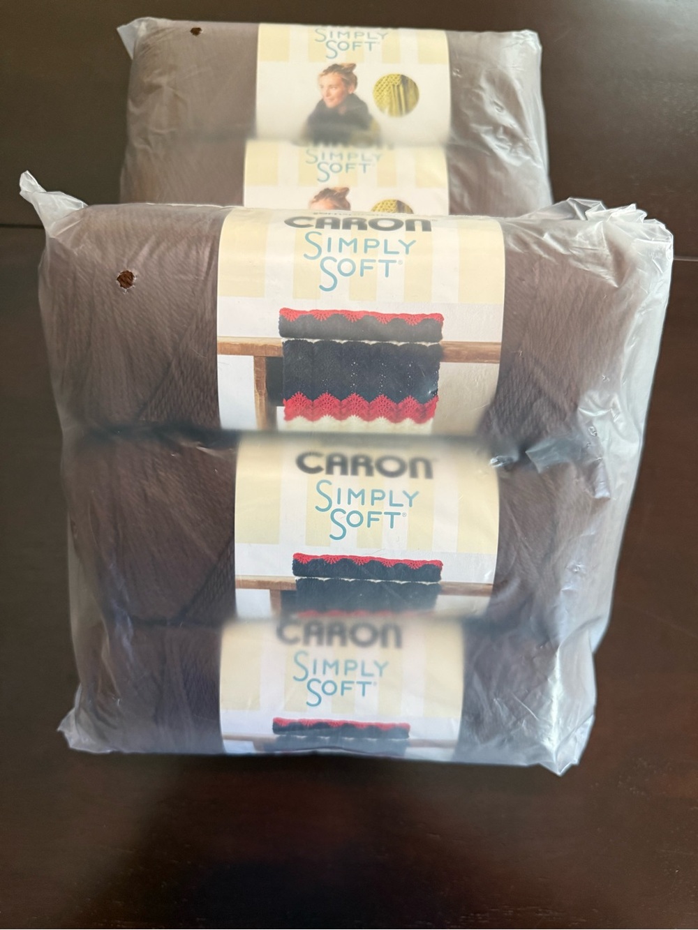 Caron Simply Soft Yarn - Chocolate Brown